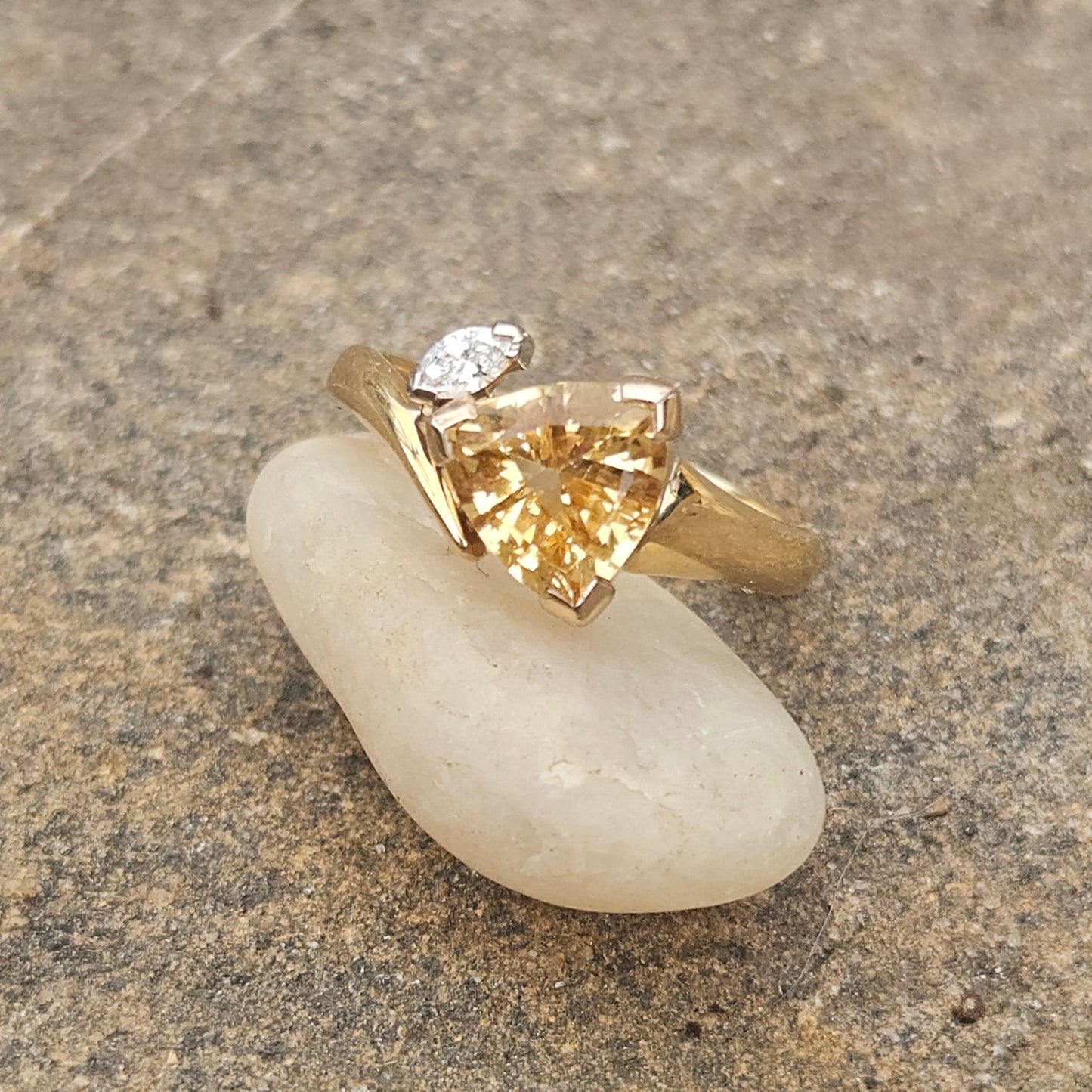 Trillian Citrine and Diamond Dress Ring