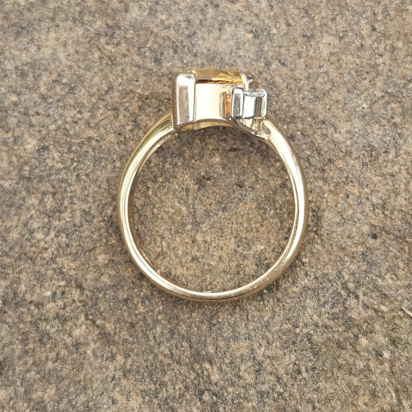 Trillian Citrine and Diamond Dress Ring