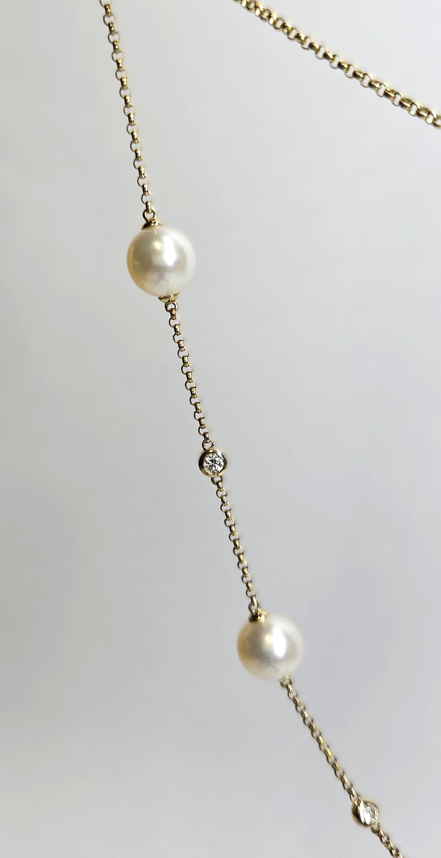 South Sea Pearl and Diamond Necklet