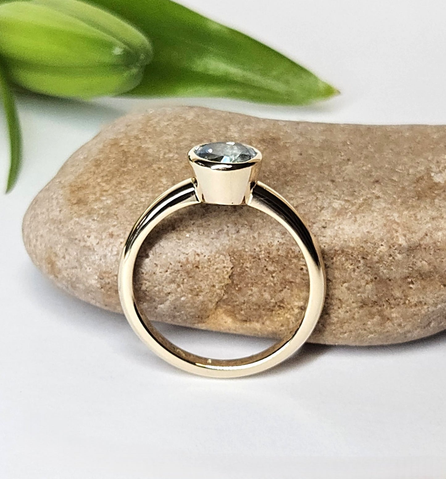 Swiss Topaz Bezel Set Ring