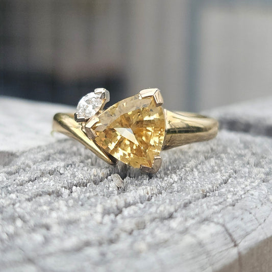 Trillian Citrine and Diamond Dress Ring