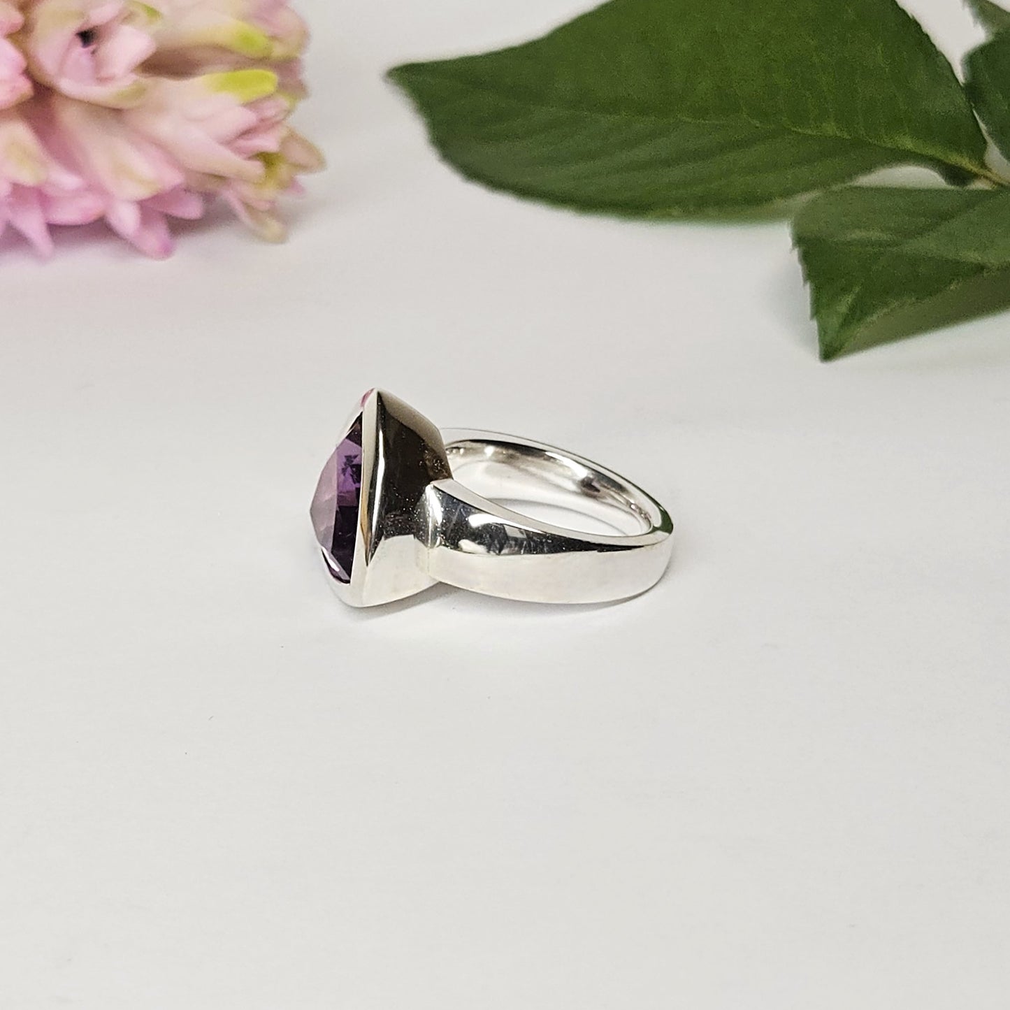 Trillian cut Amethyst Dress Ring