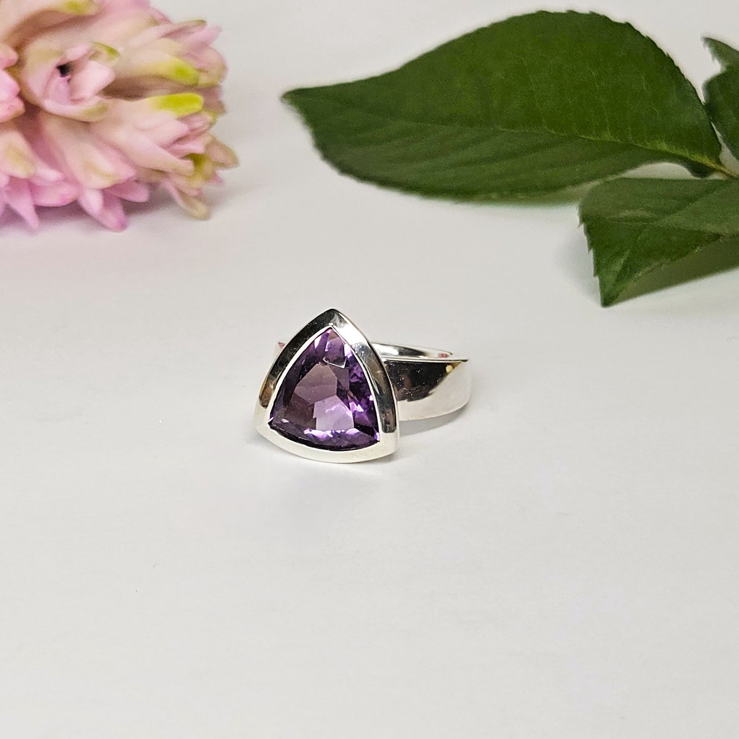 Trillian cut Amethyst Dress Ring