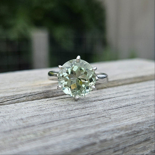 Mint Green Quartz ring