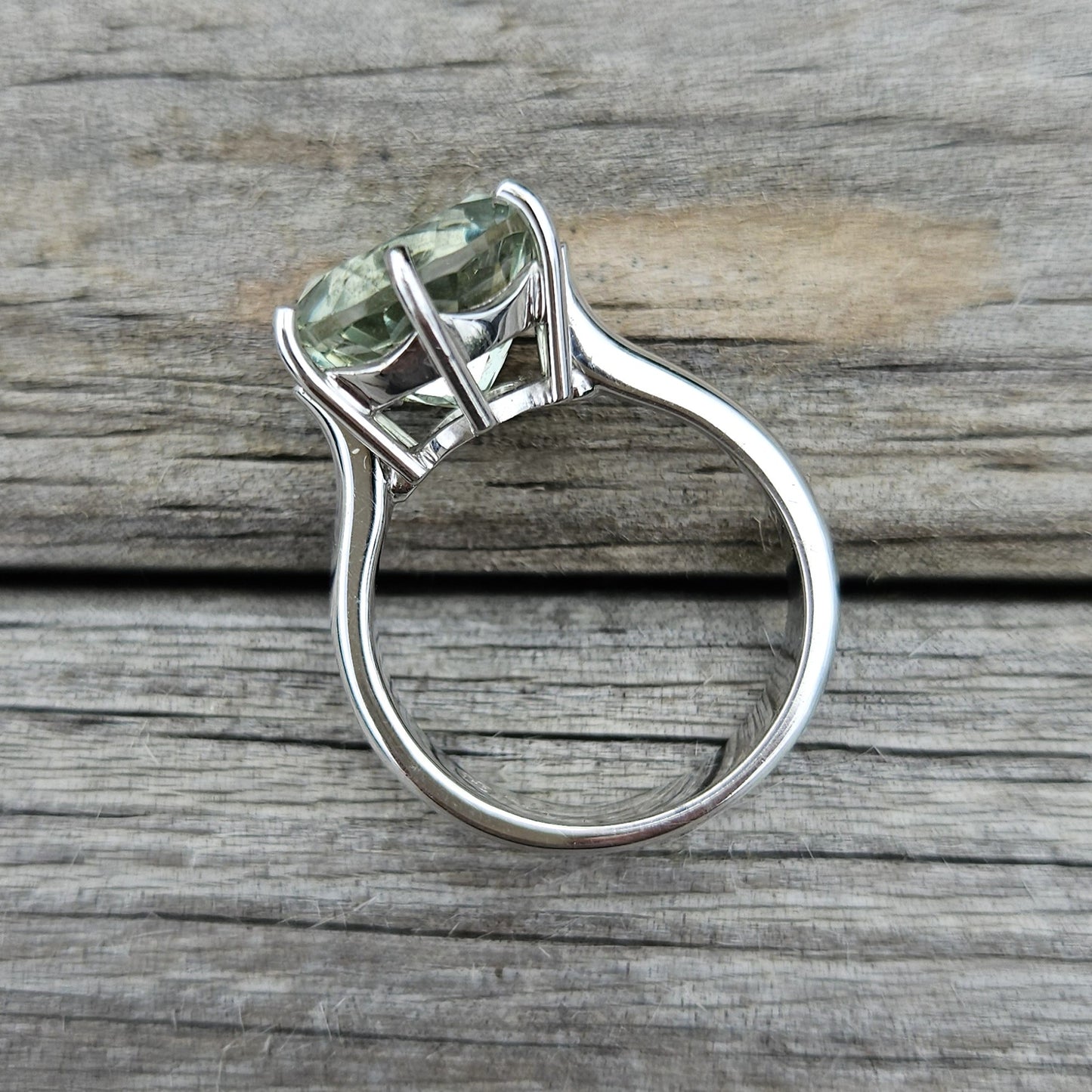Mint Green Quartz ring