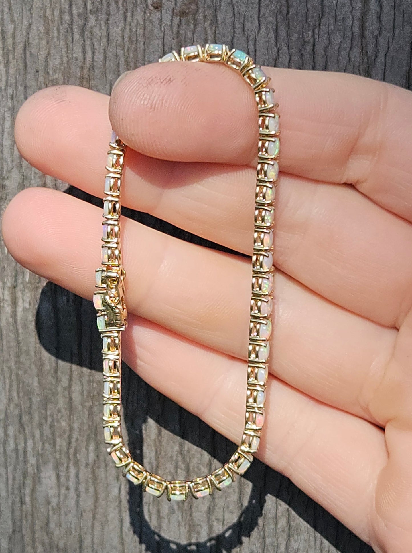 Opal Tennis Bracelet
