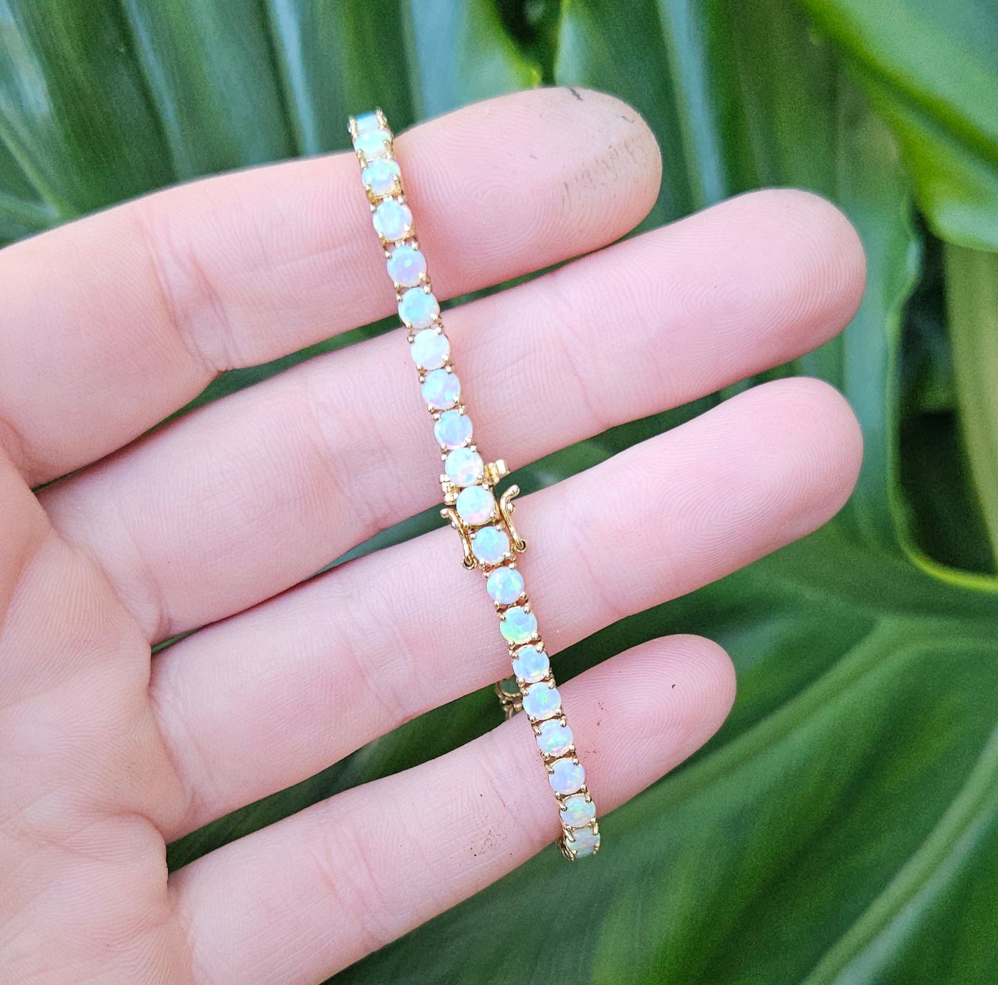 Opal Tennis Bracelet