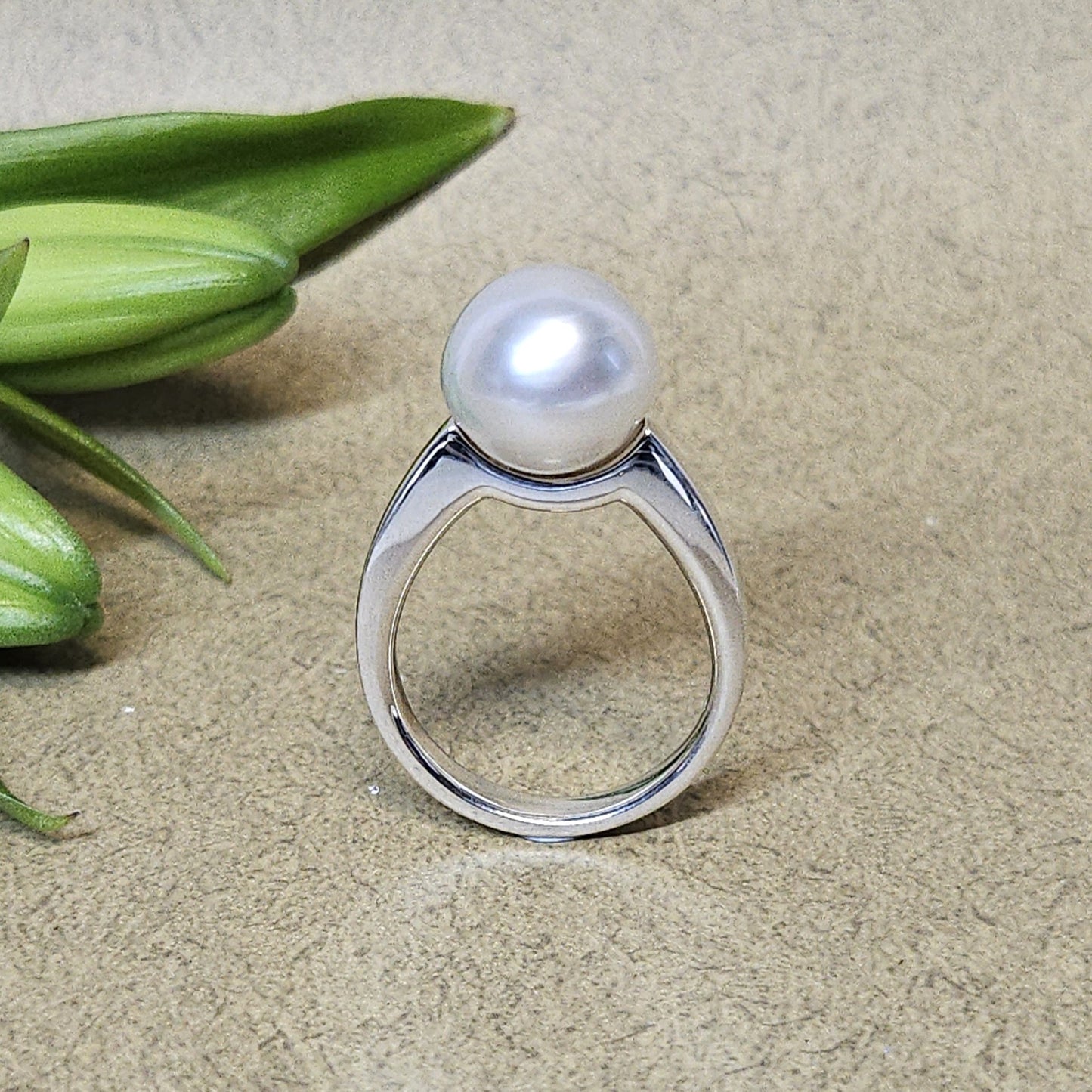 South Sea Pearl Silver ring