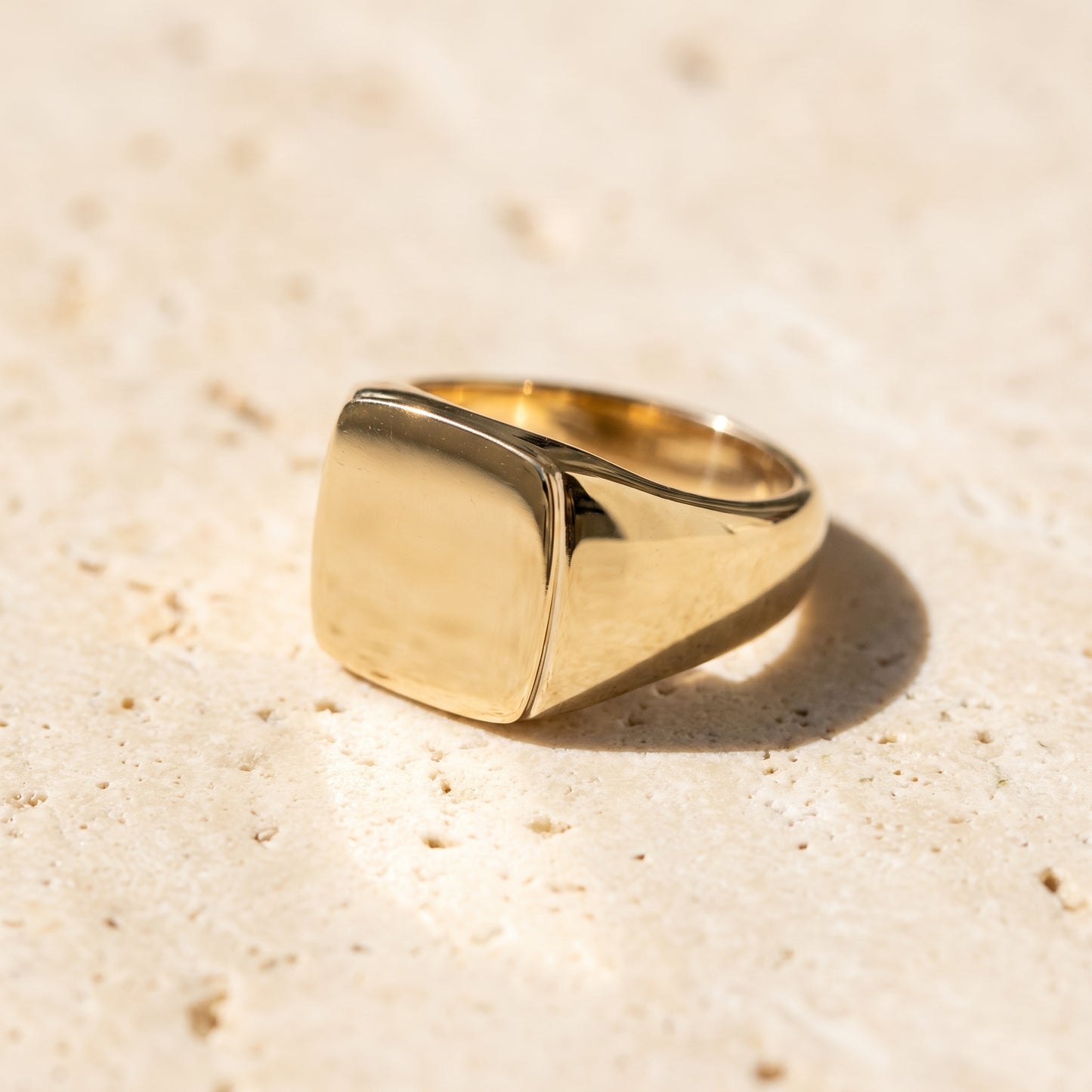 Cushion Shaped Signet ring