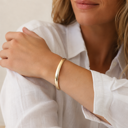 9ct Yellow Gold Golf Bangle