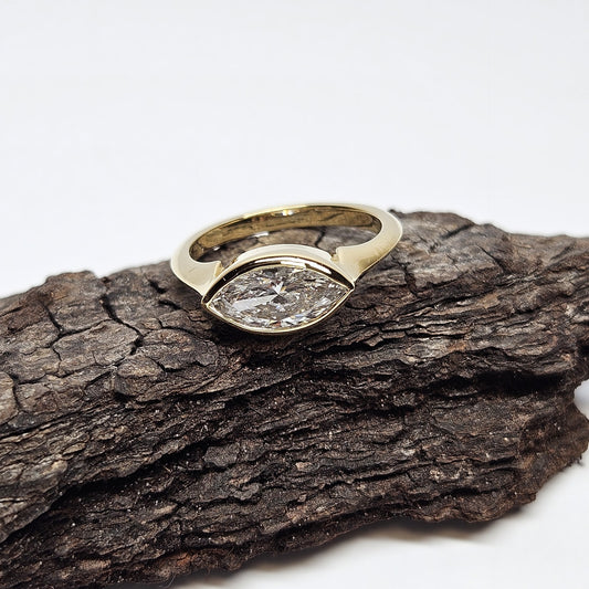 Marquise Lab-Grown Diamond Ring