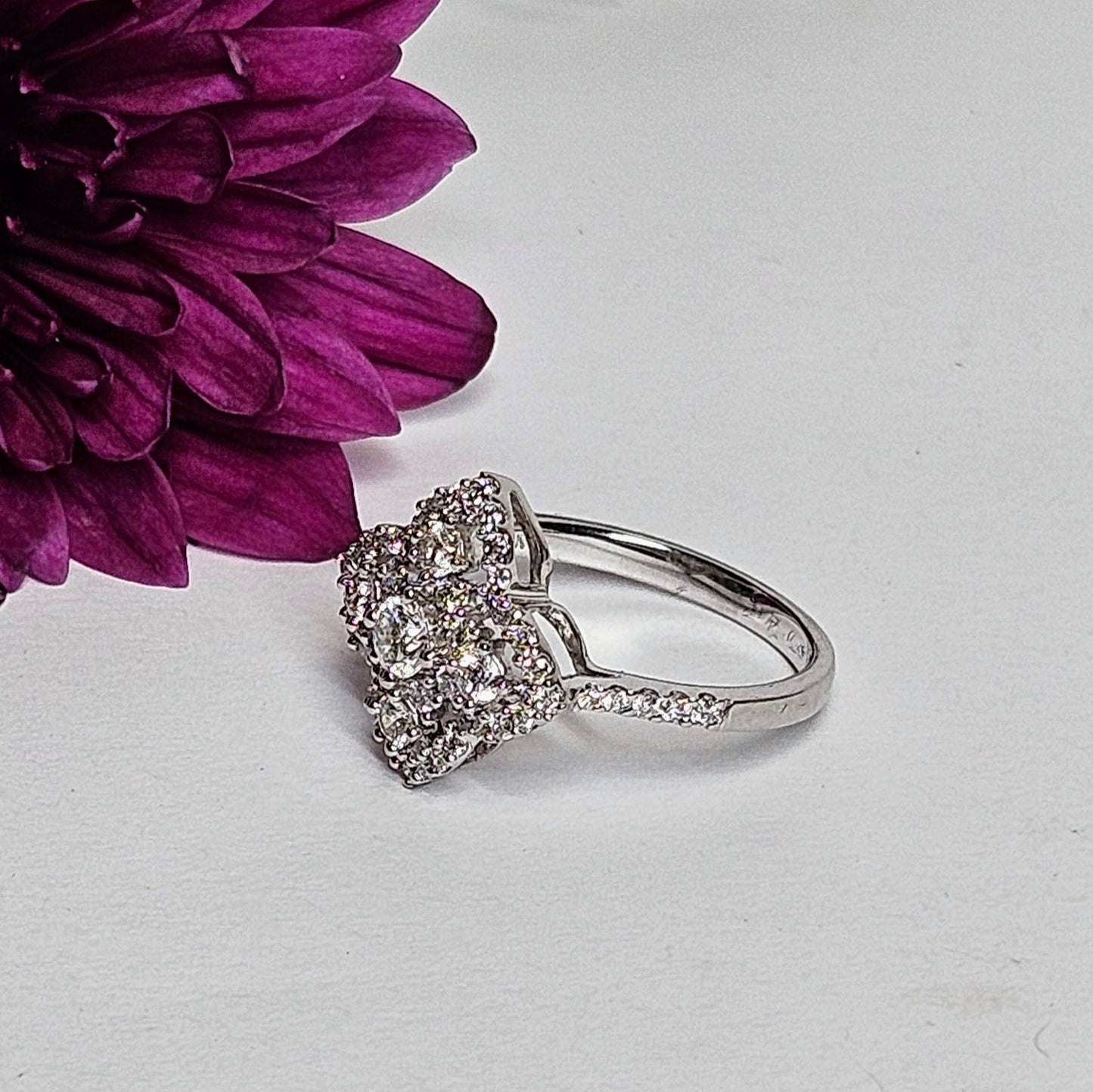 Art deco style Diamond set dress ring