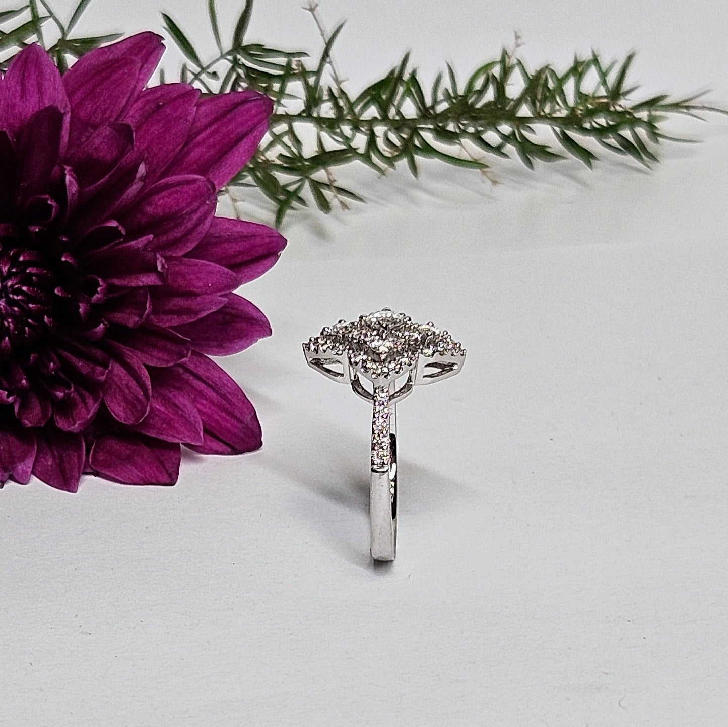 Art deco style Diamond set dress ring