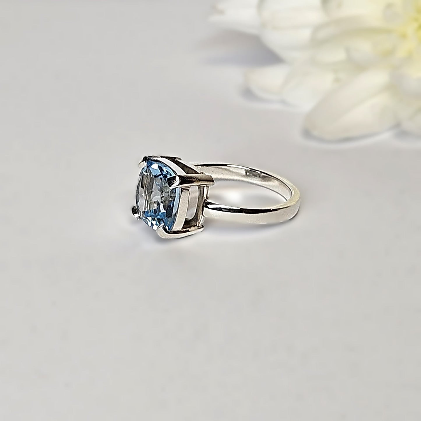 Cushion cut Topaz Dress Ring