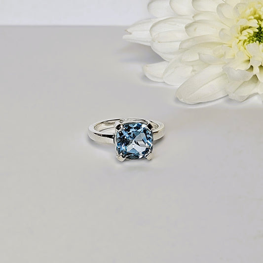 Cushion cut Topaz Dress Ring